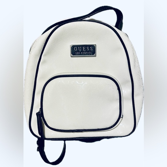 GUESS Los Angeles Logo Mini Backpack - Picture 1 of 9